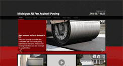 Desktop Screenshot of michiganallproasphaltpaving.com
